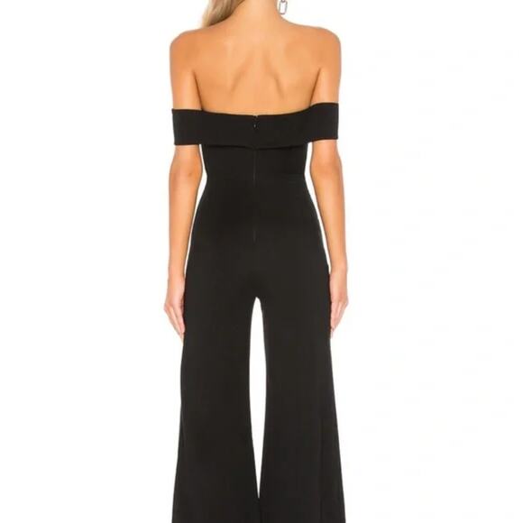 Lovers & Friends Off Shoulder Jumpsuit in Black Size S - Picture 2 of 3